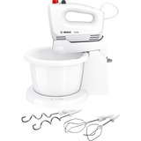 Bosch MFQ2600W sbattitore Sbattitore manuale 375 W Bianco, Mixer manuale bianco/Rosso, Sbattitore manuale, Bianco, Sbattitura, Miscelatura, Mescolare, Pulsanti, CE, VDE, Plastica