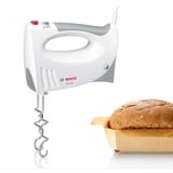 Bosch MFQ3530 sbattitore Sbattitore manuale 450 W Bianco, Mixer manuale bianco/grigio, Sbattitore manuale, Bianco, Sbattitura, Impasto, Miscelatura, Mescolare, 1,4 m, Leva, CE, VDE