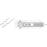 Bosch MFQ4030 sbattitore Sbattitore manuale 500 W Argento, Bianco bianco/Argento, Sbattitore manuale, Argento, Bianco, 1,4 m, 500 W, 220 - 240 V, 50 - 60 Hz