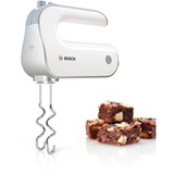 Bosch MFQ4030 sbattitore Sbattitore manuale 500 W Argento, Bianco, Mixer manuale bianco/Argento, Sbattitore manuale, Argento, Bianco, 1,4 m, 500 W, 220 - 240 V, 50 - 60 Hz