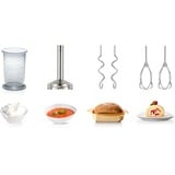 Bosch MFQ4080 sbattitore Sbattitore manuale 500 W Argento, Bianco bianco/Argento, Sbattitore manuale, Argento, Bianco, 1,4 m, Pulsanti, 500 W, 220 - 240 V