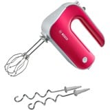 Bosch MFQ 40304 Sbattitore manuale Rosso, Bianco 500 W, Mixer manuale rosso/Argento, Sbattitore manuale, Rosso, Bianco, 500 W, 220 - 240 V, 50 - 60 Hz, 75 mm