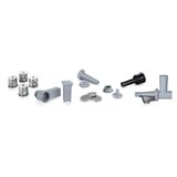 Bosch MFW68660 Tritacarne ProPower 2200 W Nero, Inox spazzolato argento/Nero, Inox spazzolato, 800 W, Nero, Cromo, 8 mm, 2200 W, 800 W, 220 - 240 V