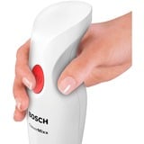 Bosch MSM14000 frullatore Sbattitore manuale 400 W Bianco, Frullatore a immersione bianco/Rosso, Sbattitore manuale, 1,2 m, 400 W, Bianco