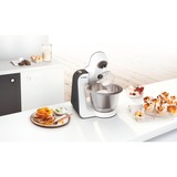 Bosch MUM50E32DE robot da cucina 800 W 3,9 L Argento bianco, 3,9 L, Argento, Pulsanti, 1,25 L, 1,1 m, 1,25 g