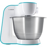 Bosch MUM54D00 robot da cucina 900 W 3,9 L Acciaio inossidabile, Bianco bianco/Turchese, 3,9 L, Acciaio inossidabile, Bianco, 1,1 m, 2 kg, Acciaio inossidabile, 900 W