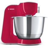 Bosch MUM58420 robot da cucina 1000 W 3,9 L fucsia/Argento, 3,9 L, Pulsanti, Manopola, 1,1 m, 3 dischi, Acciaio inossidabile, 1000 W