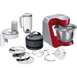 Bosch MUM58720 robot da cucina 1000 W 3,9 L Grigio, Rosso, Acciaio inossidabile rosso/Argento, 3,9 L, Grigio, Rosso, Acciaio inossidabile, 1,1 m, 220 - 240 V, 50 - 60 Hz, Acciaio inossidabile