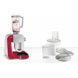 Bosch MUM58720 robot da cucina 1000 W 3,9 L Grigio, Rosso, Acciaio inossidabile rosso/Argento, 3,9 L, Grigio, Rosso, Acciaio inossidabile, 1,1 m, 220 - 240 V, 50 - 60 Hz, Acciaio inossidabile