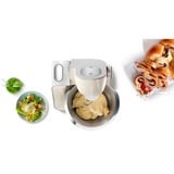 Bosch MUM58L20 robot da cucina 1000 W 3,9 L Grigio, Acciaio inox, Bianco argento/grigio, 3,9 L, Grigio, Acciaio inox, Bianco, Manopola, 1,25 L, 2,7 kg, 1,9 kg