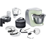 Bosch MUM58MG60 robot da cucina 1000 W 3,9 L Verde Menta/Argento, 3,9 L, Verde, Pulsanti, 0,8 L, CE, EAC-Eurasian, Ukraine, VDE, Acciaio inossidabile