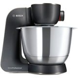 Bosch MUM59N26DE robot da cucina 1000 W 3,9 L Acciaio inossidabile Nero, 3,9 L, Acciaio inossidabile, Pulsanti, 4 dischi, Acciaio inossidabile, 1000 W