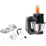 Bosch MUM59N26DE robot da cucina 1000 W 3,9 L Acciaio inossidabile Nero/in acciaio inox, 3,9 L, Acciaio inossidabile, Pulsanti, 4 dischi, Acciaio inossidabile, 1000 W