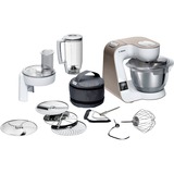 Bosch MUM5XW20 robot da cucina 1000 W 3,9 L Bianco bianco/Champagne, 3,9 L, Bianco, Miscelatura, Fine, Medio, 1000 W, 220 - 240 V