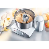 Bosch MUM6N21 robot da cucina 1000 W 2 L Acciaio inox, Bianco bianco/Argento, 2 L, Acciaio inox, Bianco, 1,2 m, 4 L, Plastica, Plastica, Acciaio inox