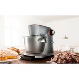 Bosch MUM9AX5S00 robot da cucina 1500 W 5,5 L Acciaio inossidabile argento, 5,5 L, Acciaio inossidabile, Pulsanti, Manopola, Acciaio inossidabile, Alluminio, 1500 W