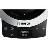 Bosch MUM9AX5S00 robot da cucina 1500 W 5,5 L Acciaio inox argento, 5,5 L, Acciaio inox, Pulsanti, Manopola, Acciaio inox, Alluminio, 1500 W