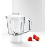 Bosch MUZ45MX1 accessorio per miscelare e lavorare prodotti alimentari Ciotola, Accessorio frullatore bianco/trasparente, Ciotola, 0,8 L, Bianco, Acciaio inossidabile, MUM4 und MUM5, 188 mm