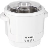Bosch MUZ5EB2 accessorio per miscelare e lavorare prodotti alimentari, Gelatiera bianco, Bianco, Plastica, Bosch MUM5, 180 mm, 180 mm, 180 mm