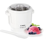 Bosch MUZ5EB2 accessorio per miscelare e lavorare prodotti alimentari, Gelatiera bianco, Bianco, Plastica, Bosch MUM5, 180 mm, 180 mm, 180 mm