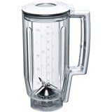 Bosch MUZ5MX1 accessorio per miscelare e lavorare prodotti alimentari, Accessorio frullatore bianco/trasparente, Trasparente, Plastica, 1 kg