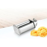 Bosch MUZ5NV2 accessorio per la macchina per la pasta e ravioli 1 pz Cromo Acciaio Attacco per tagliatelle argento, Attacco per tagliatelle, Cromo, Acciaio, 7 mm, Bosch MUM5, 1 pz