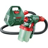 Bosch PFS 3000-2 1 L, Pistola a spruzzo verde/Nero, Pittura, 1 L, 0,3 l/min, 2,5 m/s², 1,5 m/s², 2 m