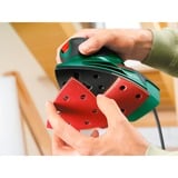 Bosch PSM 100 A Levigatrice multiuso 26000 OPM Nero, Verde, Rosso, Multi Sander verde/Nero, Levigatrice multiuso, Velcro, Nero, Verde, Rosso, 26000 OPM, 1,4 mm, 0,7 mm
