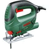 Bosch PST 650 seghetto elettrico 3100 spm (fogli per minuto) 500 W 1,6 kg, Puzzle verde/Nero, Maniglia superiore, Nero, Verde, 45°, Acciaio, 3100 spm (fogli per minuto), 6,5 cm