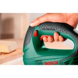 Bosch PST 650 seghetto elettrico 3100 spm (fogli per minuto) 500 W 1,6 kg, Puzzle verde/Nero, Maniglia superiore, Nero, Verde, 45°, Acciaio, 3100 spm (fogli per minuto), 6,5 cm