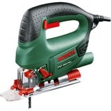 Bosch PST 800 PEL seghetto elettrico 3000 spm (fogli per minuto) 530 W 2 kg, Puzzle verde/Nero, Maniglia superiore, Nero, Verde, Rosso, 3000 spm (fogli per minuto), 8 cm, 500 spm (fogli per minuto), 5 mm