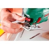 Bosch PST 900 PEL seghetto elettrico 3100 spm (fogli per minuto) 620 W 2,2 kg, Puzzle verde/Nero, Maniglia superiore, Nero, Verde, Rosso, Argento, 45°, Acciaio, 3100 spm (fogli per minuto), 9 cm