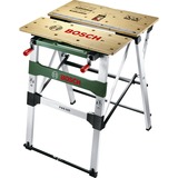Bosch PWB 600 Banco di lavoro per la lavorazione del legno verde, Banco di lavoro per la lavorazione del legno, Alluminio, Bamboo, Legno, Nero, Verde, Metallico, 680 mm, 552,6 mm, 834 mm