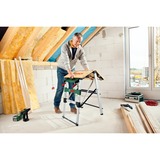 Bosch PWB 600 Banco di lavoro per la lavorazione del legno verde, Banco di lavoro per la lavorazione del legno, Alluminio, Bamboo, Legno, Nero, Verde, Metallico, 680 mm, 552,6 mm, 834 mm