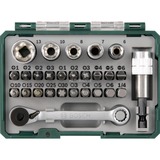 Bosch Rainbow Pro 27 bit + ratchet punta per cacciavite 27 pz verde, 27 pz, Viti a croce, Torcia, PH 1/2/2/3 PZ 1/2/3 T 10/15/20/25/30 HEX 3/4/5/6 PH 1/2/2/3 PZ 1/2/3 T 10/15/20/25/30 HEX 3/4/5/6..., 25 mm