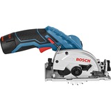 Bosch Sega circolare a batteria Bosch GKS 10,8V-Li blu/Nero, Legno, Nero, Blu, 8,5 cm, 1400 Giri/min, 2,65 cm, 1,5 cm