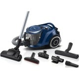 Bosch Serie 6 BGC41X36 aspirapolvere a traino 2,4 L A cilindro Secco 700 W Senza sacchetto Nero/Blu, 700 W, A cilindro, Secco, Senza sacchetto, 2,4 L, Filtro per allergia, HEPA