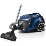 Bosch Serie 6 BGC41X36 aspirapolvere a traino 2,4 L A cilindro Secco 700 W Senza sacchetto Nero/Blu, 700 W, A cilindro, Secco, Senza sacchetto, 2,4 L, Filtro per allergia, HEPA