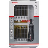 Bosch Set di cacciaviti con impugnatura, 1/4", 37 pezzi, Set di bit 