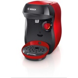 Bosch TAS1003 macchina per caffè Automatica Macchina per caffè a capsule 0,7 L, Macchina a capsula Nero/Rosso, Macchina per caffè a capsule, 0,7 L, Capsule caffè, 1400 W, Nero, Rosso