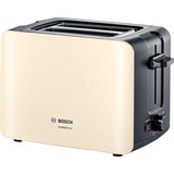 Bosch TAT6A117 tostapane 2 fetta/e 1090 W Nero, Crema crema/grigio scuro, 2 fetta/e, Nero, Crema, Pulsanti, Manopola, 1090 W, 220 - 240 V, 50 - 60 Hz