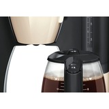 Bosch TKA6A047 macchina per caffè Automatica/Manuale Macchina da caffè con filtro 1,25 L crema/grigio scuro, Macchina da caffè con filtro, 1,25 L, 1200 W, Beige, Nero