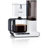 Bosch TKA8011 macchina per caffè Macchina da caffè con filtro 1,25 L bianco lucido, Macchina da caffè con filtro, 1,25 L, 1160 W, Antracite, Bianco