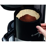 Bosch TKA8A053 macchina per caffè Automatica/Manuale Macchina da caffè con filtro 1,1 L nero lucido, Macchina da caffè con filtro, 1,1 L, Caffè macinato, 1100 W, Nero