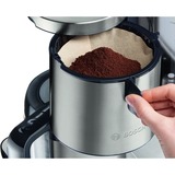 Bosch TKA8A681 macchina per caffè Automatica/Manuale Macchina da caffè con filtro 1,1 L bianco lucido/in acciaio inox, Macchina da caffè con filtro, 1,1 L, Caffè macinato, 1100 W, Nero, Acciaio inossidabile, Bianco