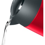 Bosch TWK3P424 bollitore elettrico 1,7 L 2400 W Grigio, Rosso rosso/grigio, 1,7 L, 2400 W, Grigio, Rosso, Acciaio inossidabile, Indicatore del livello dell'acqua, Arresto di sicurezza contro il surriscaldamento
