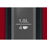 Bosch TWK3P424 bollitore elettrico 1,7 L 2400 W Grigio, Rosso rosso/grigio, 1,7 L, 2400 W, Grigio, Rosso, Acciaio inossidabile, Indicatore del livello dell'acqua, Arresto di sicurezza contro il surriscaldamento