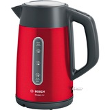 Bosch TWK4P434 bollitore elettrico 1,7 L 2400 W Nero, Rosso rosso/grigio, 1,7 L, 2400 W, Nero, Rosso, Acciaio inossidabile, Indicatore del livello dell'acqua, Arresto di sicurezza contro il surriscaldamento