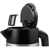 Bosch TWK4P440 bollitore elettrico 1,7 L 2400 W Nero, Acciaio inox accaio/Nero, 1,7 L, 2400 W, Nero, Acciaio inox, Acciaio inox, Indicatore del livello dell'acqua, Arresto di sicurezza contro il surriscaldamento