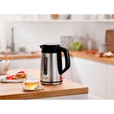 Bosch TWK4P440 bollitore elettrico 1,7 L 2400 W Nero, Acciaio inox accaio/Nero, 1,7 L, 2400 W, Nero, Acciaio inox, Acciaio inox, Indicatore del livello dell'acqua, Arresto di sicurezza contro il surriscaldamento